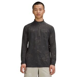 Lululemon Metal Vent Tech 1/2 Zip 2.0, Heritage Camo/Asphalt Gray, Size XL